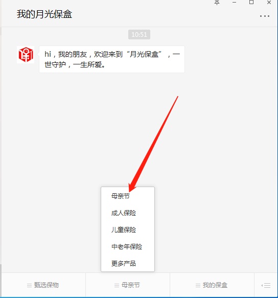 公众号月光保盒撸小蜜蜂意外险一年（28元款）