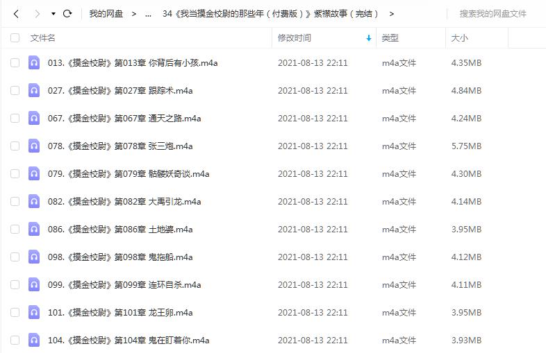《我当摸金校尉的那些年(付费版)》有声的紫襟(完结) 百度云 1 《我当摸金校尉的那些年(付费版)》有声的紫襟(完结) 百度云