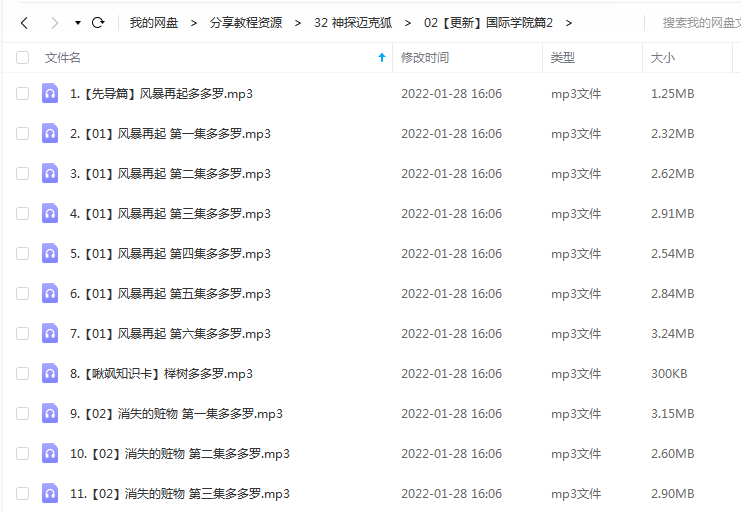《神探迈克狐【国际学院篇2】》 多多罗故事 百度云 -1 《神探迈克狐【国际学院篇2】》 多多罗故事 百度云