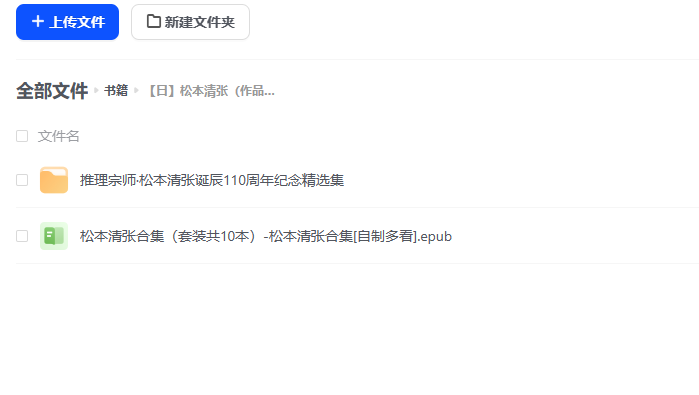 【日】松本清张(作品集) -1 【日】松本清张(作品集)