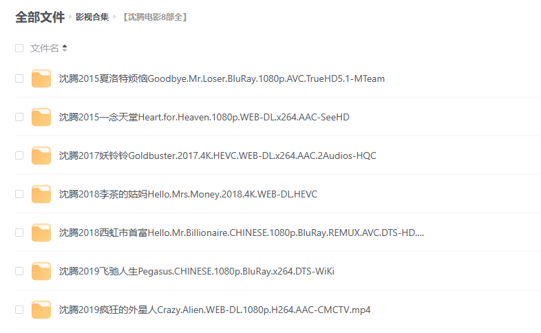 【沈腾电影8部全】