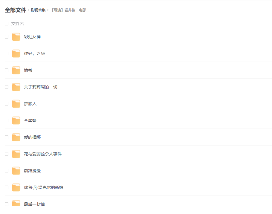 【导演】岩井俊二电影作品