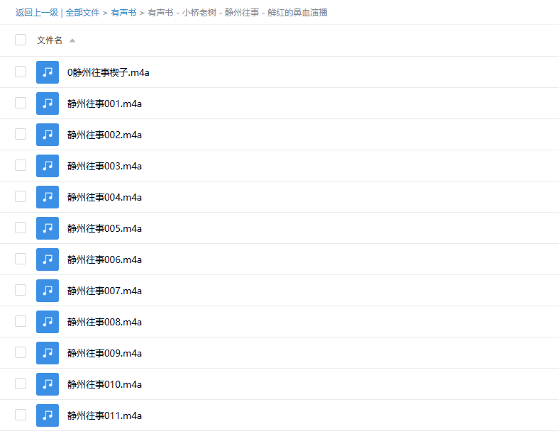【有声书】《静州往事》 鲜红的鼻血演播 -1 【有声书】《静州往事》 鲜红的鼻血演播