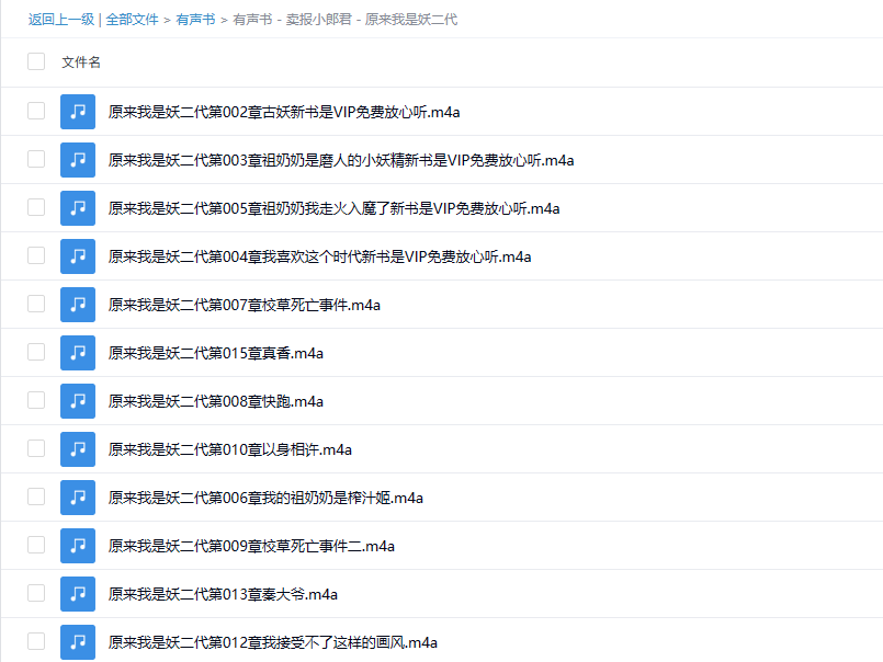 【有声书】《原来我是妖二代》 热血异能+爆笑 大奉打更人姊妹篇 -1 【有声书】《原来我是妖二代》 热血异能+爆笑 大奉打更人姊妹篇