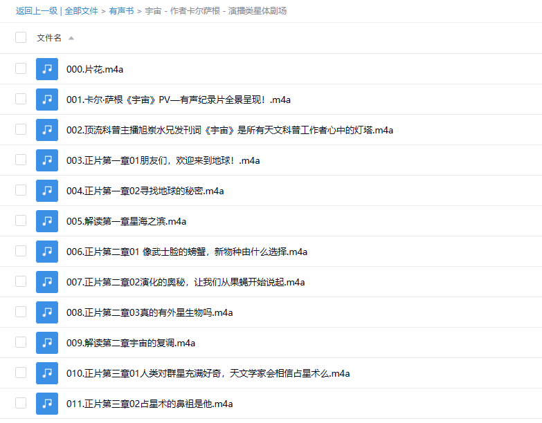 【有声书】《宇宙》 类星体剧场 卡尔·萨根 有声天文科普纪录片 宇宙与人类简史 -1 【有声书】《宇宙》 类星体剧场 卡尔·萨根 有声天文科普纪录片 宇宙与人类简史