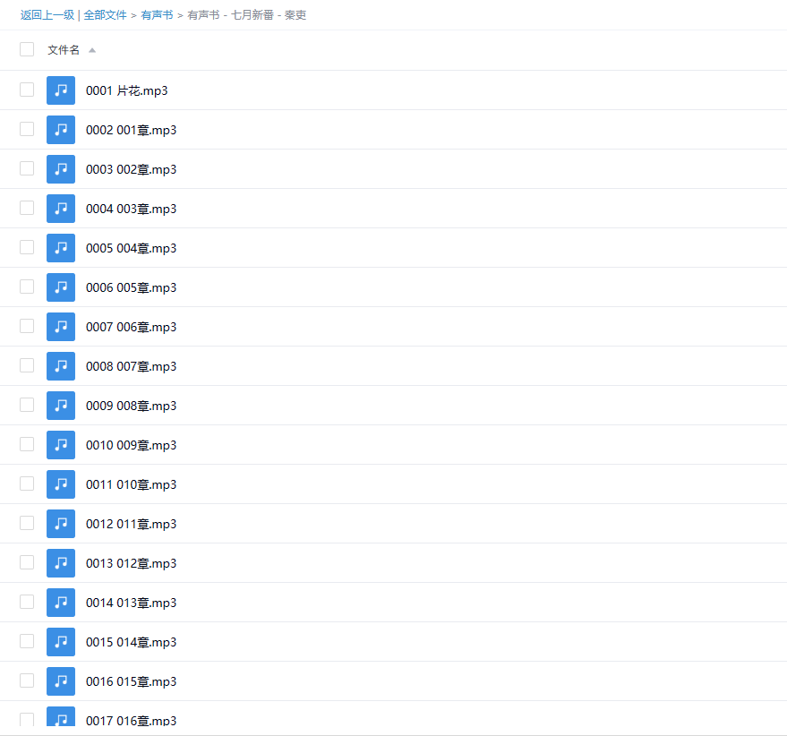【有声书】《秦吏》 作者七月新番 完本 -1 【有声书】《秦吏》 作者七月新番 完本