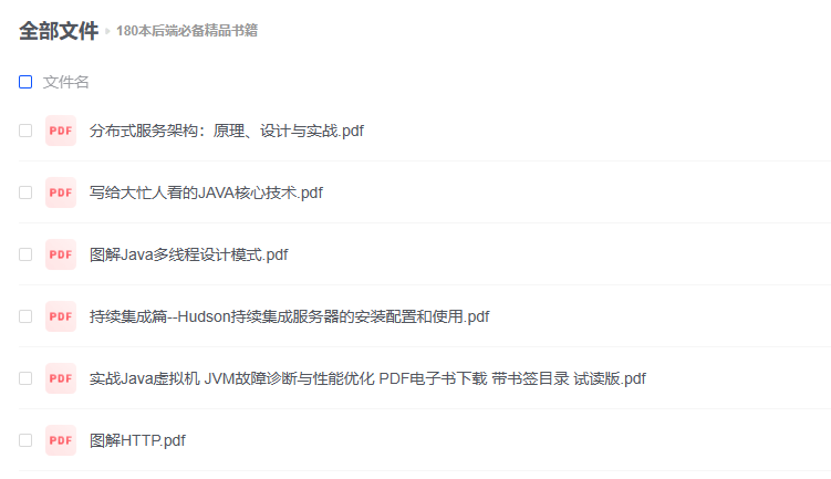 【PDF】后端必备精品书籍集合 (180本) -1 【PDF】后端必备精品书籍集合 (180本)