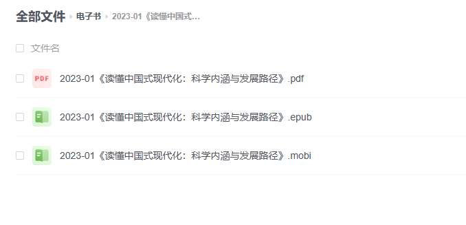 【电子书】《读懂中国式现代化:科学内涵与发展路径》 -1 【电子书】《读懂中国式现代化:科学内涵与发展路径》