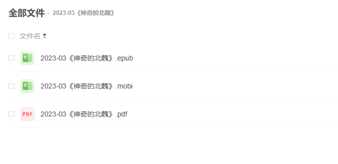 【电子书】《神奇的北魏》