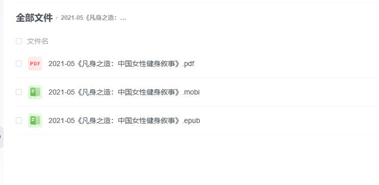 【电子书】《凡身之造：中国女性健身叙事》