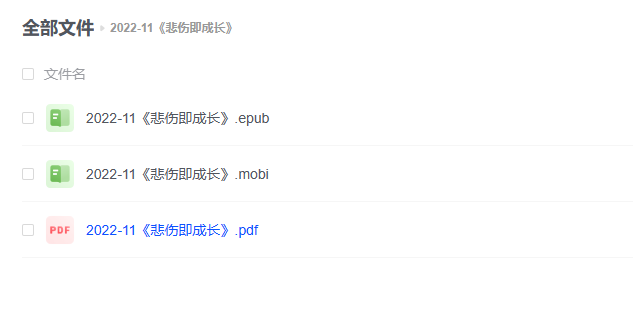 【电子书】《悲伤即成长》 -1 【电子书】《悲伤即成长》