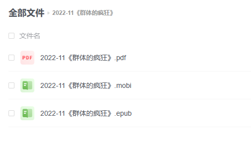 【电子书】《群体的疯狂》 -1 【电子书】《群体的疯狂》