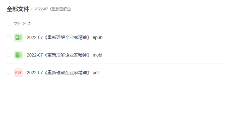 【电子书】《重新理解企业家精神》 -1 【电子书】《重新理解企业家精神》