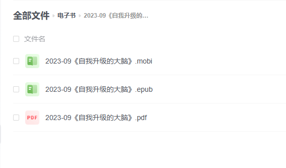 【电子书】《自我升级的大脑》