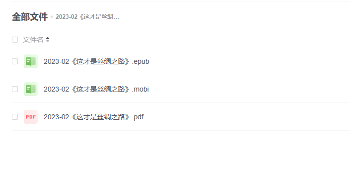 【电子书】《这才是丝绸之路》
