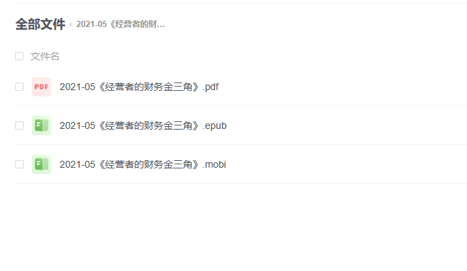 【电子书】《经营者的财务金三角》 -1 【电子书】《经营者的财务金三角》