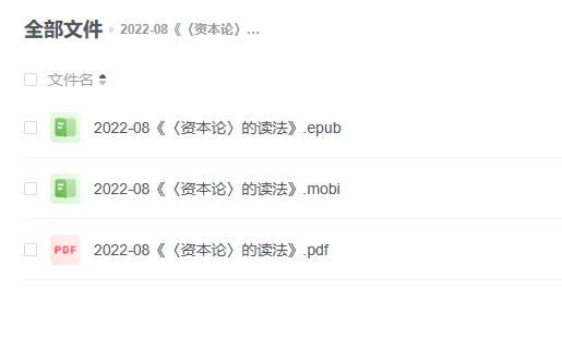 【电子书】《〈资本论〉的读法》 -1 【电子书】《〈资本论〉的读法》