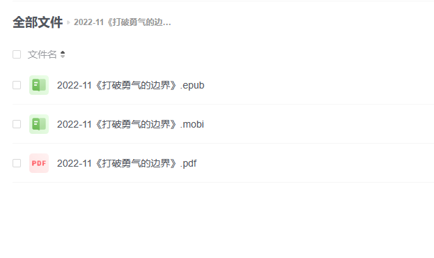 【电子书】《打破勇气的边界》