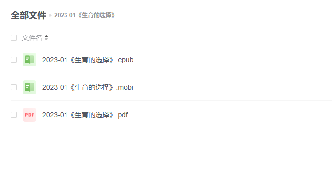 【电子书】《生育的选择》 -1 【电子书】《生育的选择》