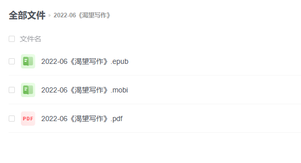 【电子书】《渴望写作》 -1 【电子书】《渴望写作》