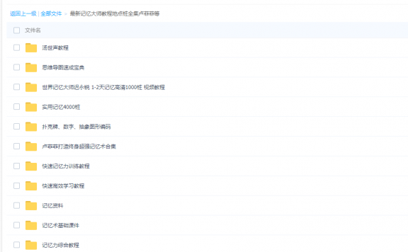 最新记忆大师教程地点桩全集卢菲菲等