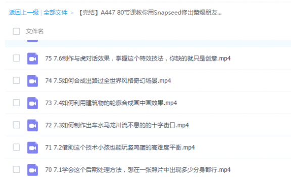 80节课教你用Snapseed修出赞爆朋友圈的大片