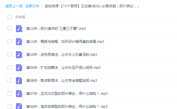 必备技能：即兴表达，张口就说，让你把握每个关键时刻