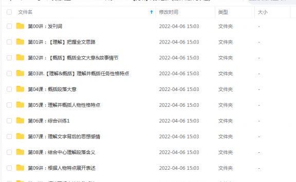 《阅读理解《初阶·概括与表述》》 平哥说  百度云