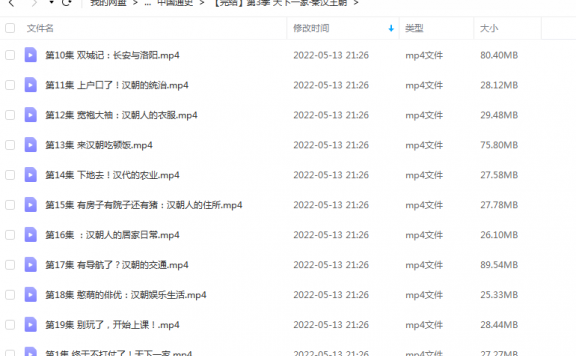 《第3季 天下一家·秦汉王朝》 假日博物馆 百度云