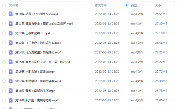 《第4季 南北对峙·三国两晋南北朝》 假日博物馆 百度云