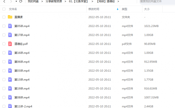 《道德经》 北鱼学堂 张兴东  百度云