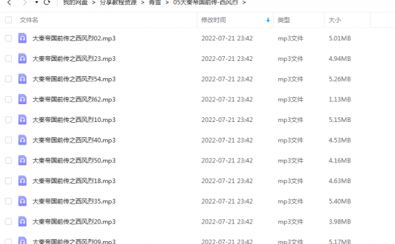 《大秦帝国前传-西风烈》 青雪故事2010 百度云