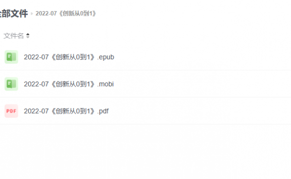 【电子书】《创新从0到1》