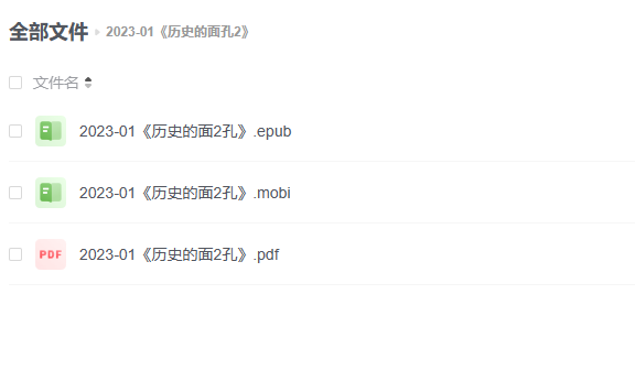 【电子书】《历史的面孔2》